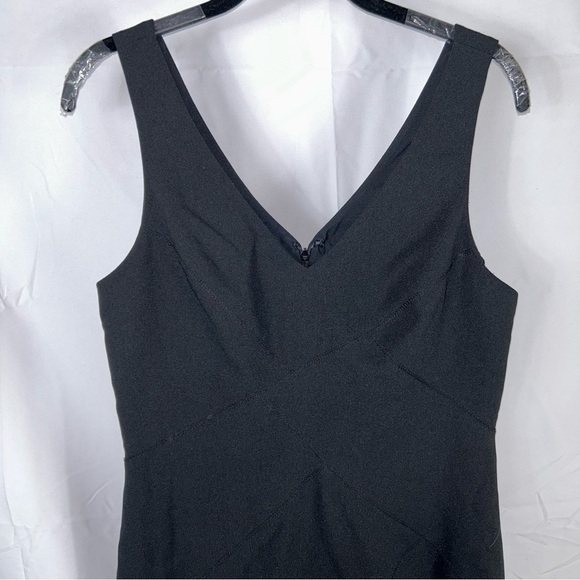 Nicole Miller New York Mini Dress Piped Woven Detail Sleeveless V-Neck Vintage - Picture 3 of 8